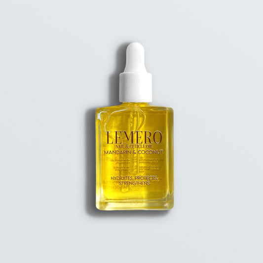 Mandarin and Coconut Cuticle Oil Dropper Bottle